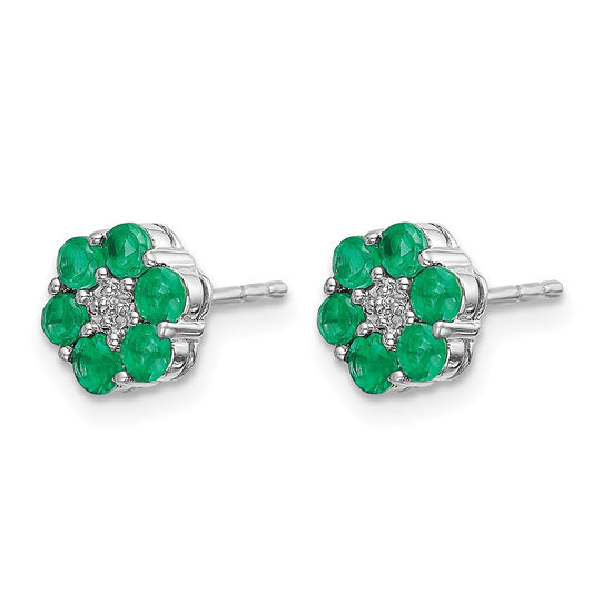 Diamond & Gemstone Post Earrings