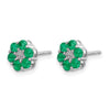 Diamond & Gemstone Post Earrings