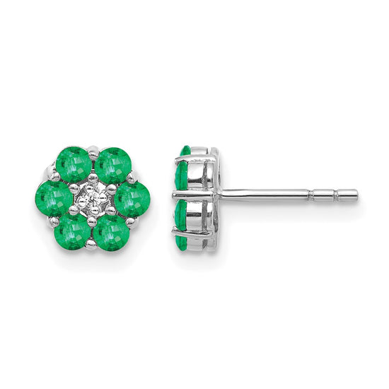 Diamond & Gemstone Post Earrings