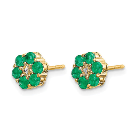 Diamond & Gemstone Post Earrings