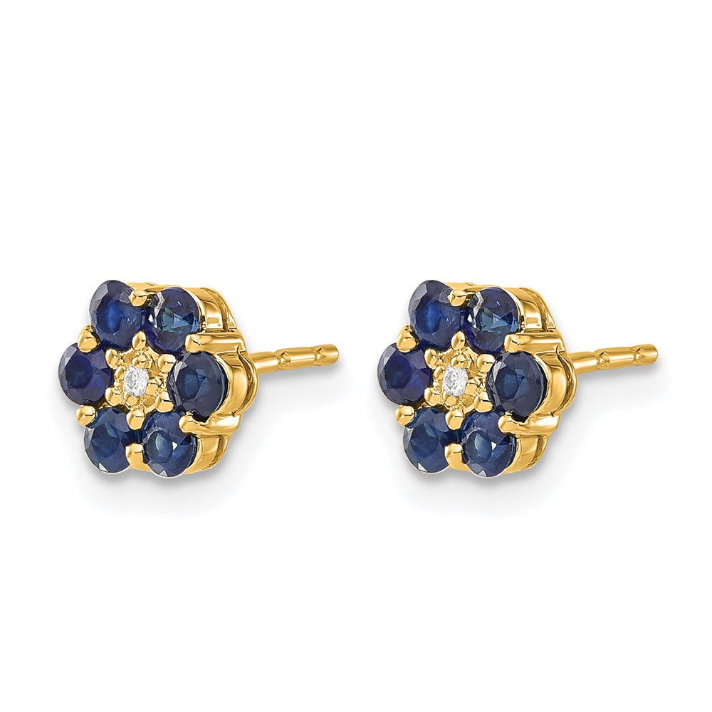 Diamond & Gemstone Post Earrings