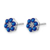 Diamond & Gemstone Post Earrings