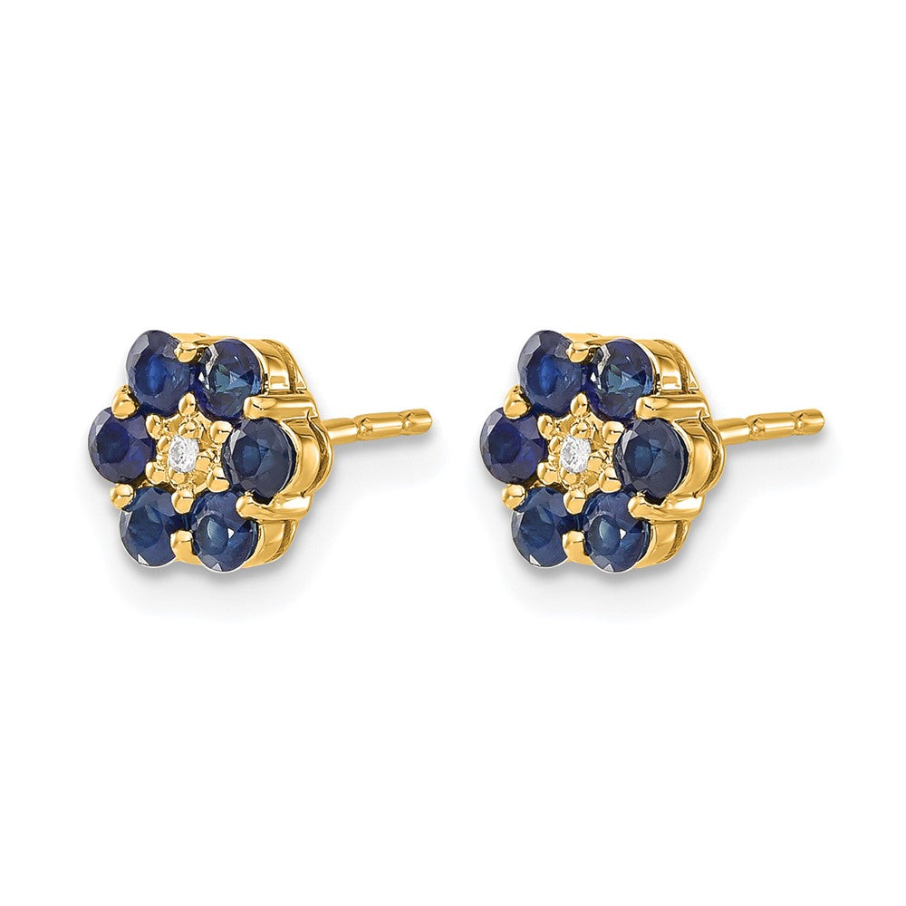 Diamond & Gemstone Post Earrings