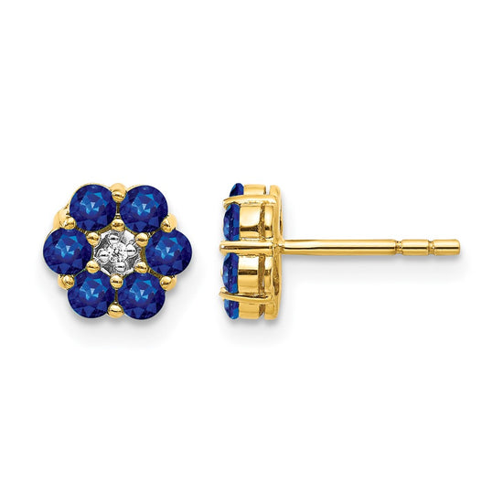Diamond & Gemstone Post Earrings
