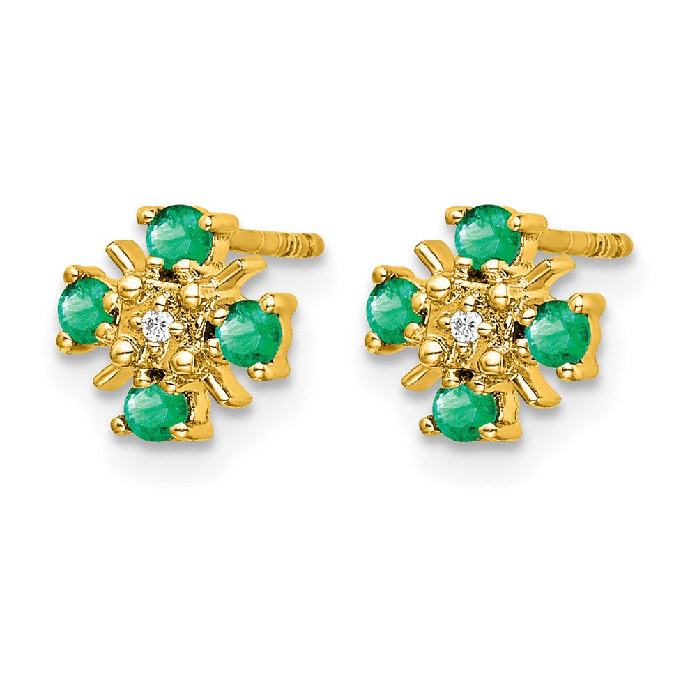 Diamond & Gemstone Post Earrings