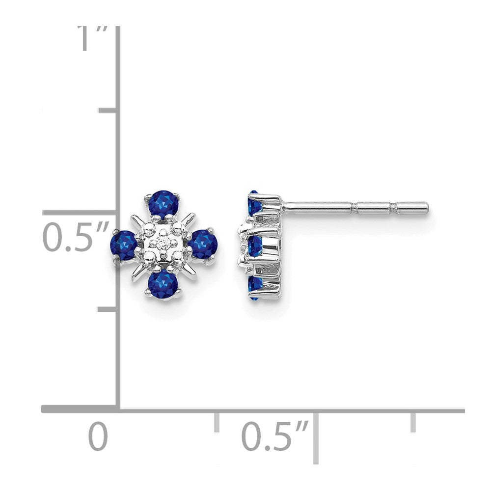 Diamond & Gemstone Post Earrings