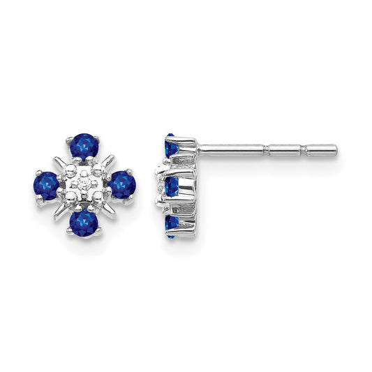 Diamond & Gemstone Post Earrings