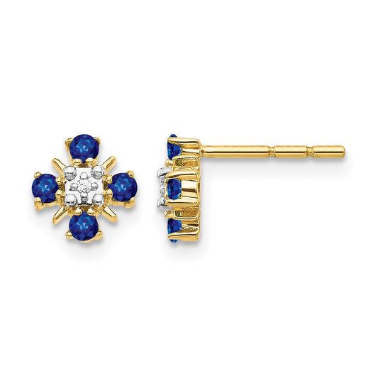 Diamond & Gemstone Post Earrings