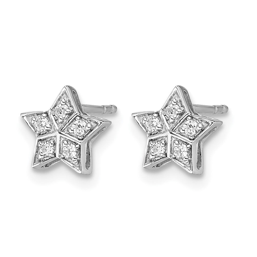 Diamond Star Post Earrings