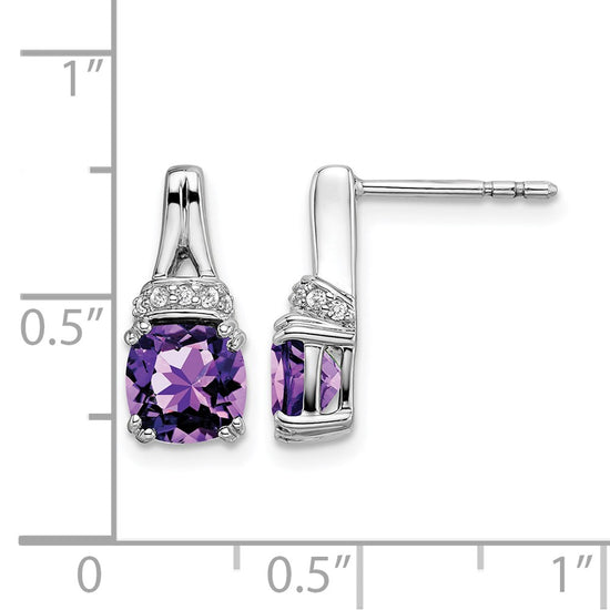 Gemstone and Diamond Earrings
