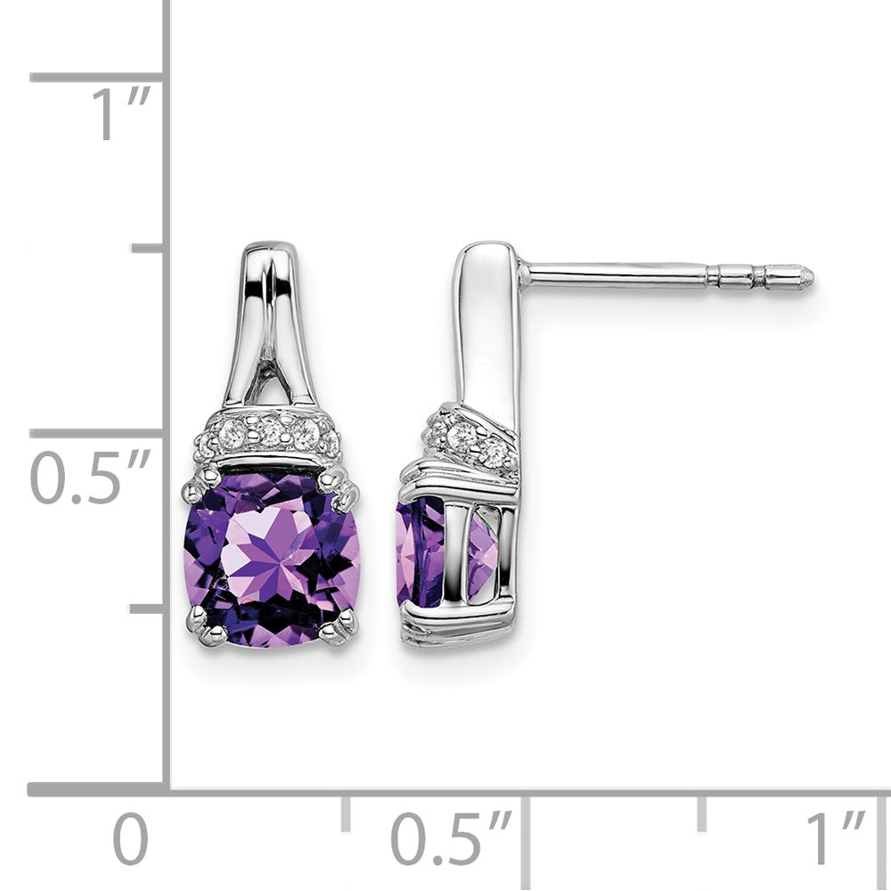 Gemstone and Diamond Earrings