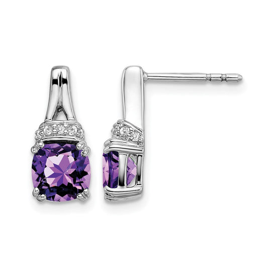 Gemstone and Diamond Earrings