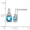 Gemstone and Diamond Earrings