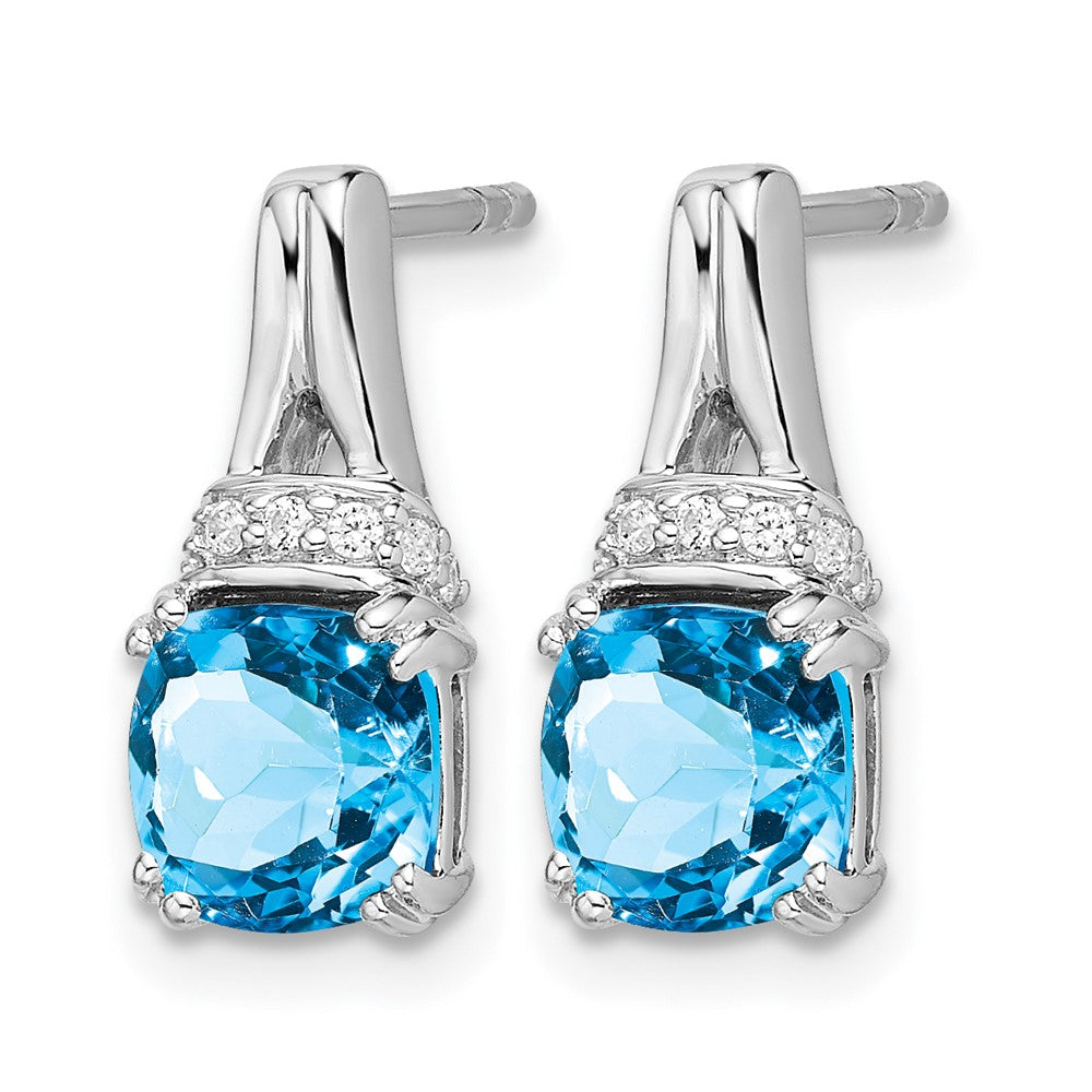 Gemstone and Diamond Earrings