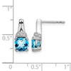 Gemstone and Diamond Earrings