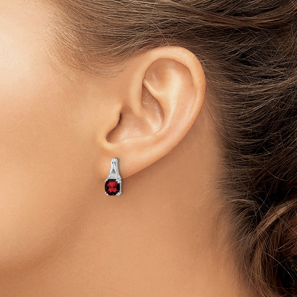 Gemstone and Diamond Earrings