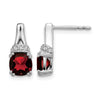 Gemstone and Diamond Earrings