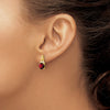 Gemstone and Diamond Earrings