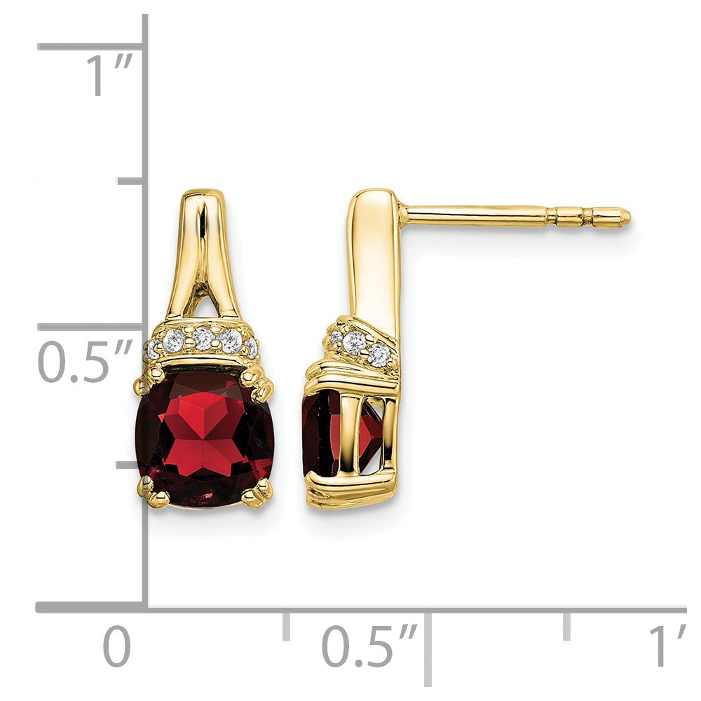 Gemstone and Diamond Earrings