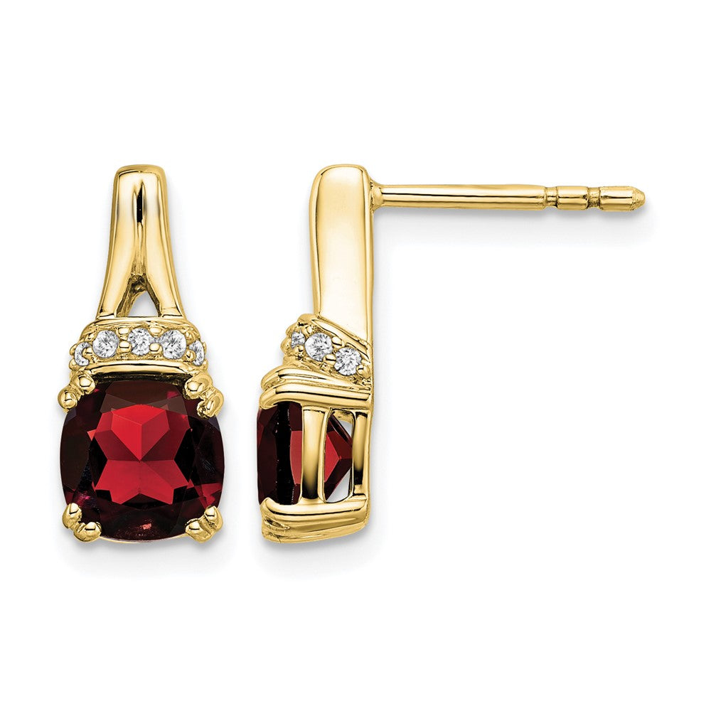 Gemstone and Diamond Earrings