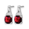 Gemstone and Diamond Earrings