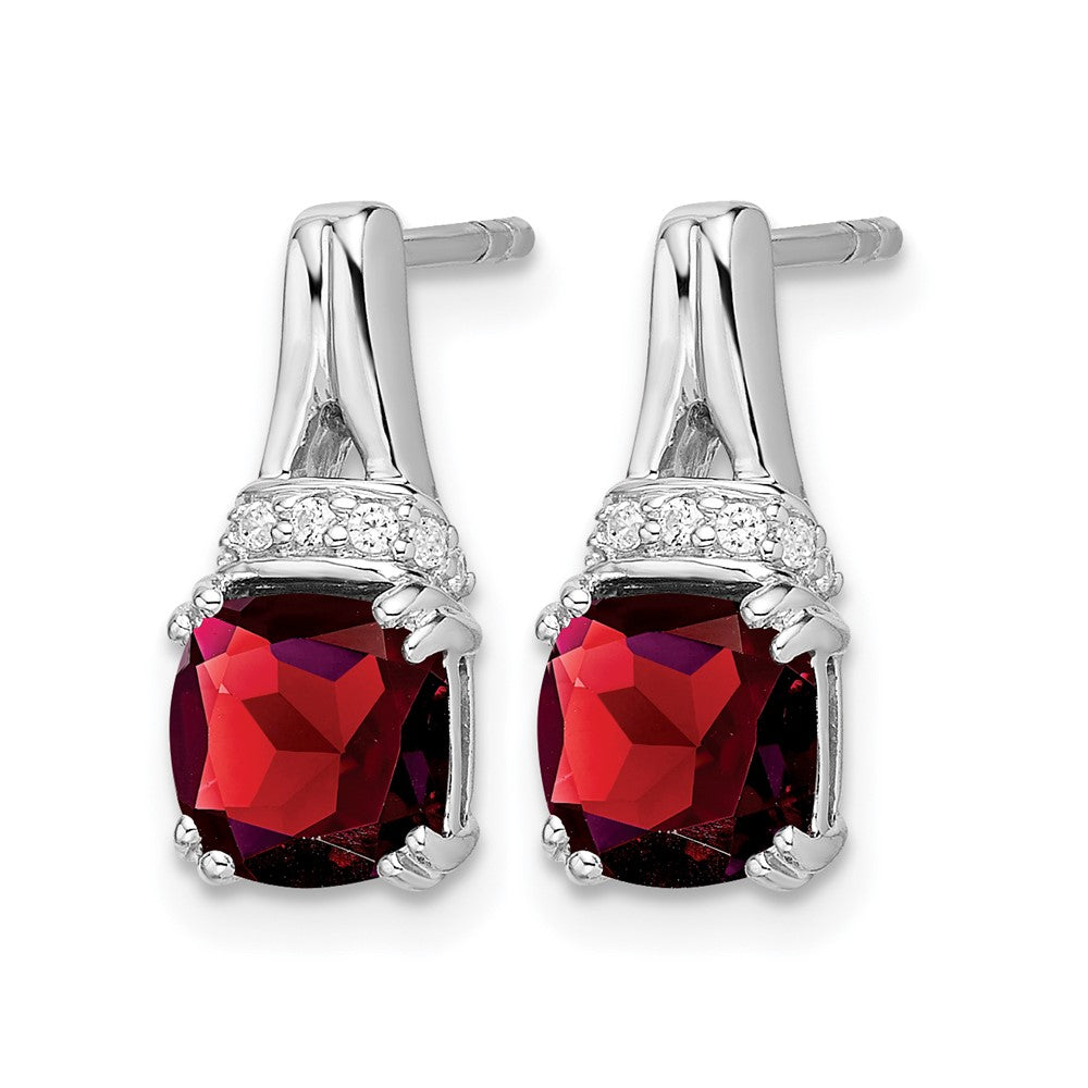 Gemstone and Diamond Earrings