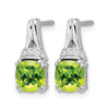 Gemstone and Diamond Earrings