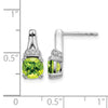 Gemstone and Diamond Earrings