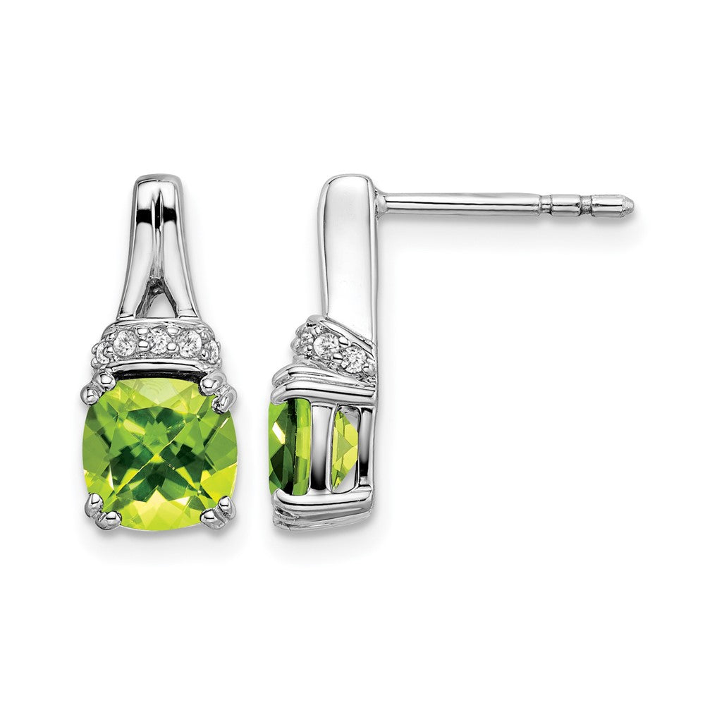 Gemstone and Diamond Earrings
