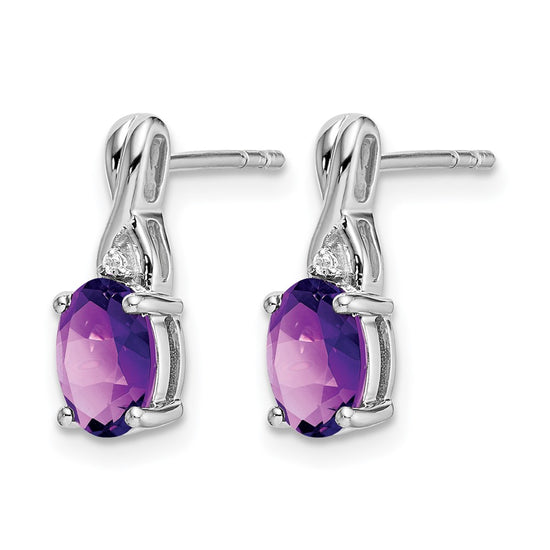 Gemstone & Diamond Earrings