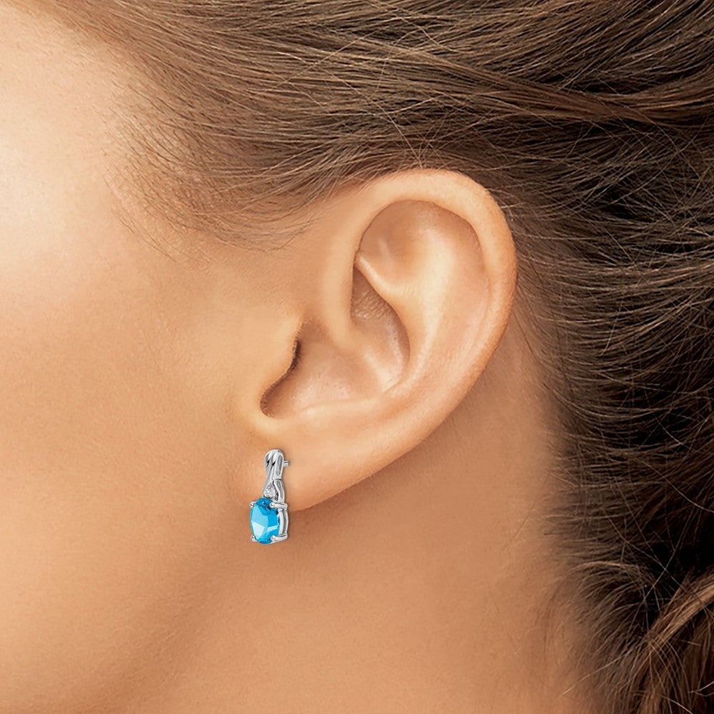 Gemstone & Diamond Earrings