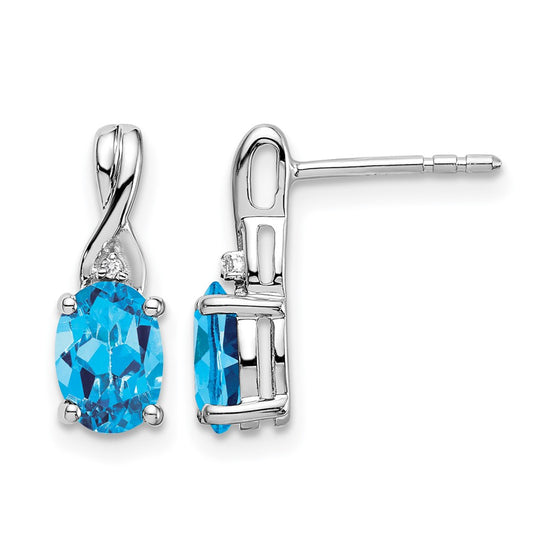 Gemstone & Diamond Earrings