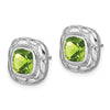 Gemstone Post Earrings