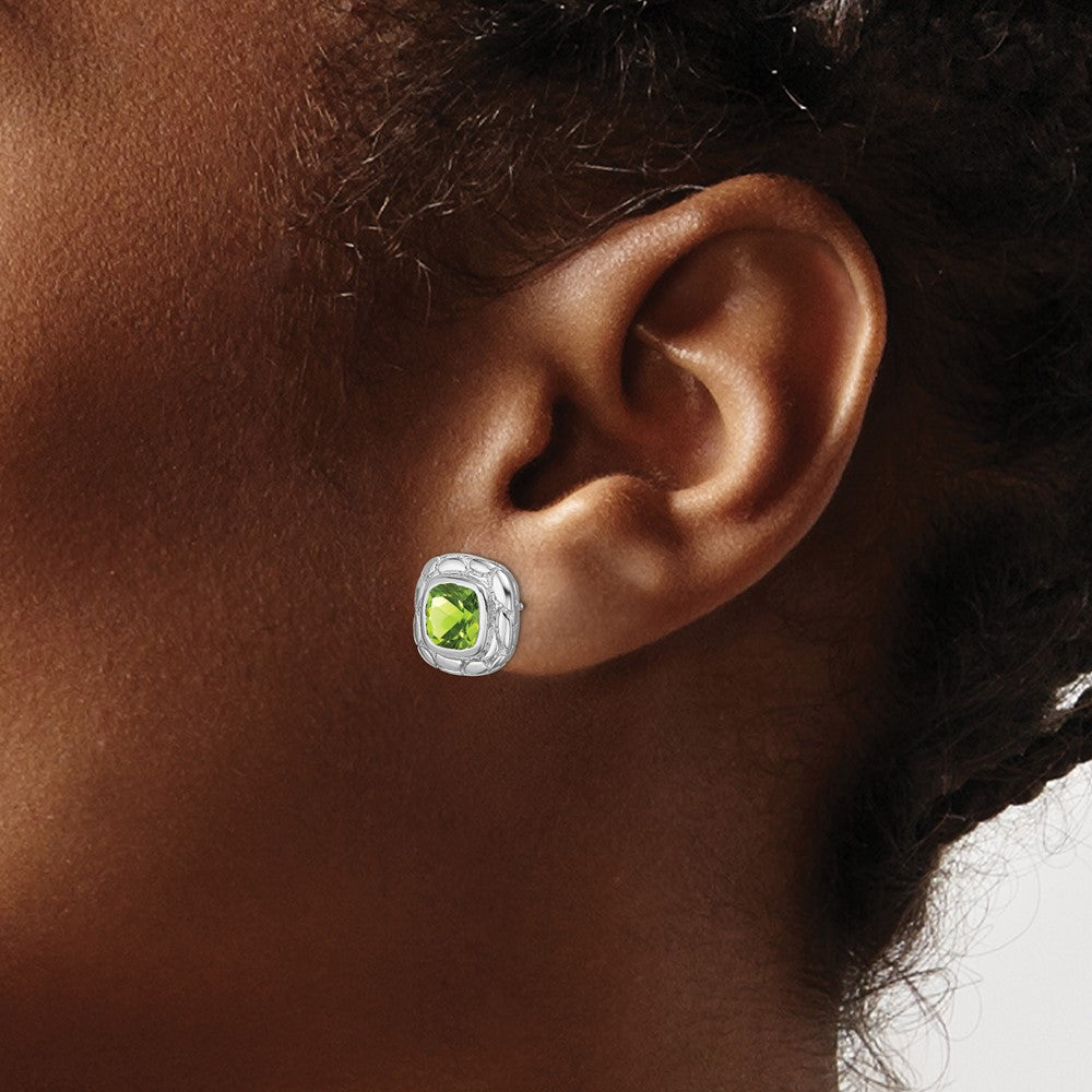 Gemstone Post Earrings