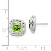 Gemstone Post Earrings