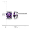 14k Gemstone Post Earrings