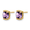 14k Gemstone Post Earrings