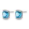 14k Gemstone Post Earrings