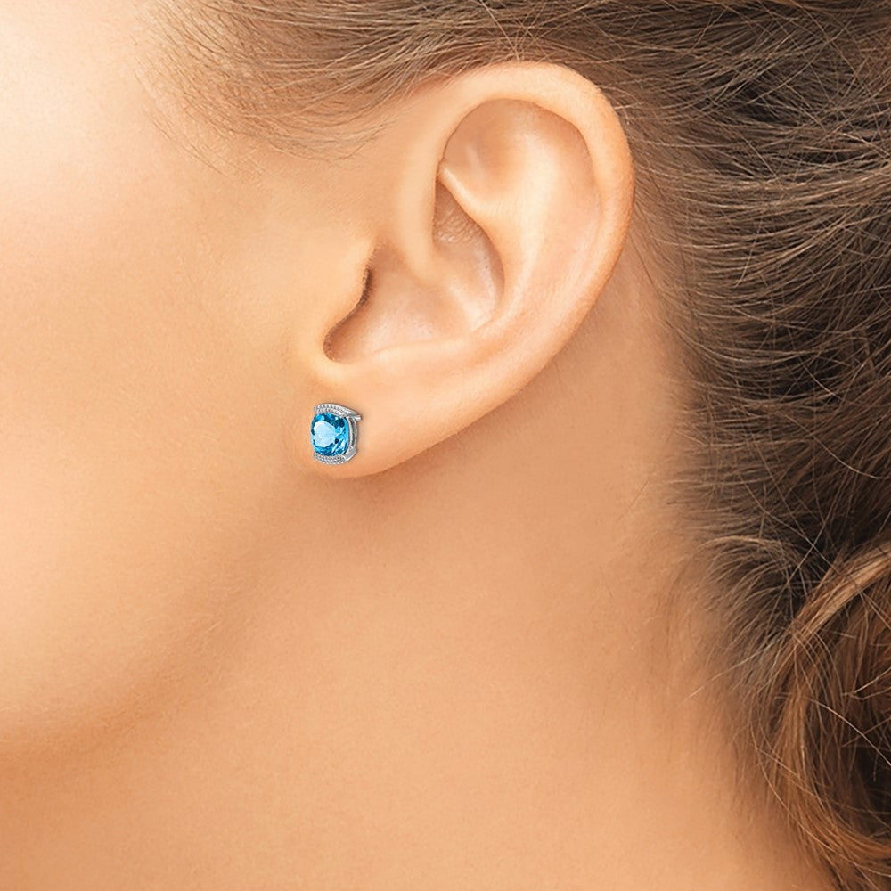 14k Gemstone Post Earrings