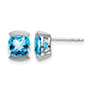 14k Gemstone Post Earrings