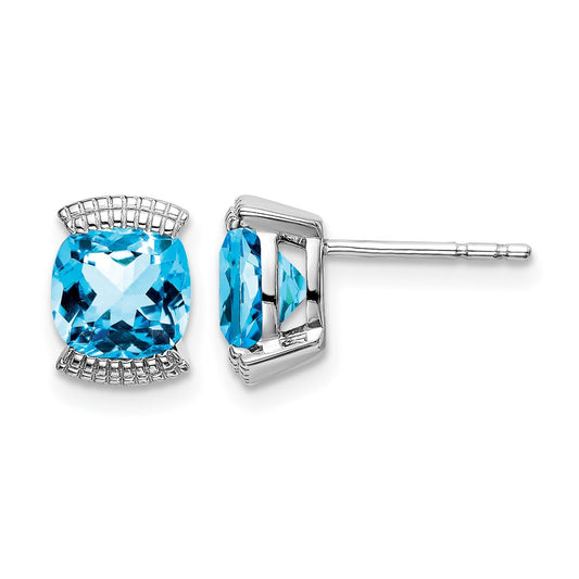 14k Gemstone Post Earrings