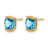 14k Gemstone Post Earrings