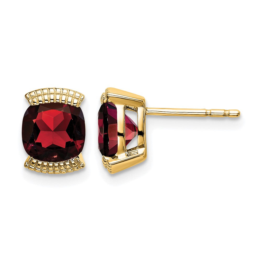 14k Gemstone Post Earrings