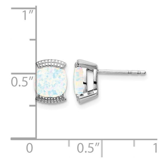 14k Gemstone Post Earrings