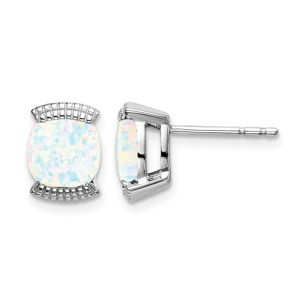 14k Gemstone Post Earrings
