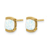 14k Gemstone Post Earrings