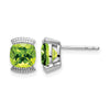 14k Gemstone Post Earrings
