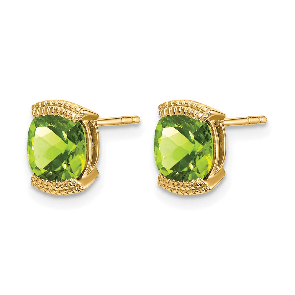 14k Gemstone Post Earrings