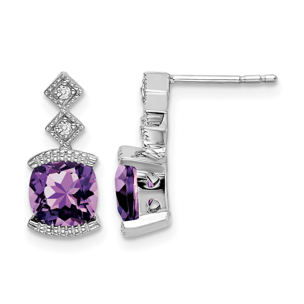 Gemstone and Diamond Earrings