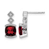 Gemstone and Diamond Earrings
